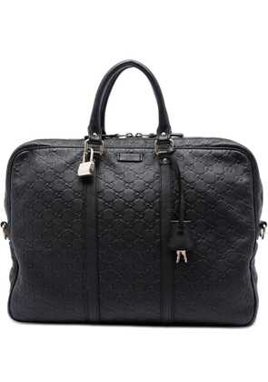 Gucci Pre-Owned 2016-2026 Guccissima business bag - Brown