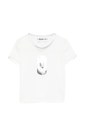 Rabanne cotton T-shirt - White