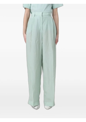 Fabiana Filippi pleated palazzo pants - Green