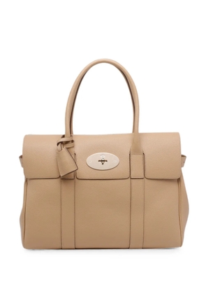 Mulberry small Bayswater leather tote bag - Neutrals