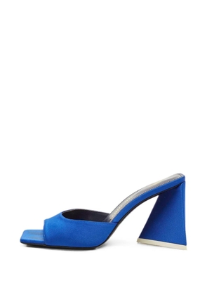 The Attico Devon satin sandals - Blue