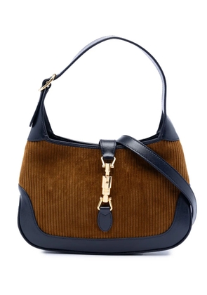 Gucci Pre-Owned 2016-2026 Small Bicolor Corduroy Jackie 1961 crossbody bag - Blue