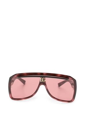 Dolce & Gabbana Eyewear logo-detail sunglasses - Pink