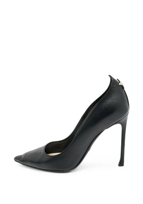 Christian Dior Pre-Owned Cherie star-detail leather pumps - Black