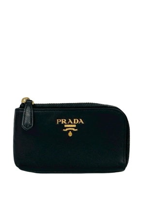 Prada Pre-Owned 2010-2026 Saffiano coin pouch - Black