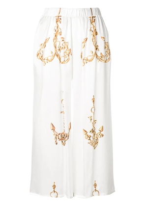 Natasha Zinko printed culottes - White