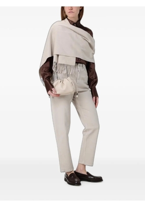 Brunello Cucinelli mini Mellow bucket bag - Neutrals