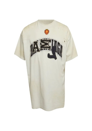 Balenciaga Pre-Owned logo-appliqué oversized T-shirt - White