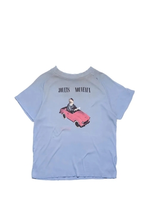 Enfants Riches Déprimés graphic-print distressed T-shirt - Blue
