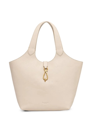 TWINSET lobster-claw fastening tote bag - Neutrals