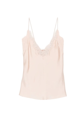 Róhe lace-trim camisole - Pink
