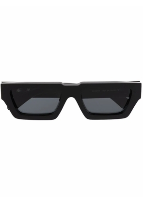 Off-White Eyewear angular frame sunglasses - Black