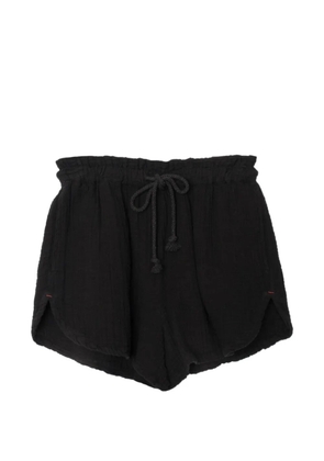 Xirena drawstring-fastening crinkled shorts - Black