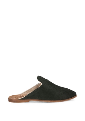 Todd Snyder leather open-back mules - Black
