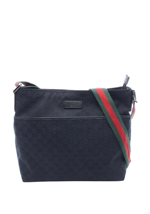 Gucci Pre-Owned 2000-2015 GG Canvas Web crossbody bag - Blue