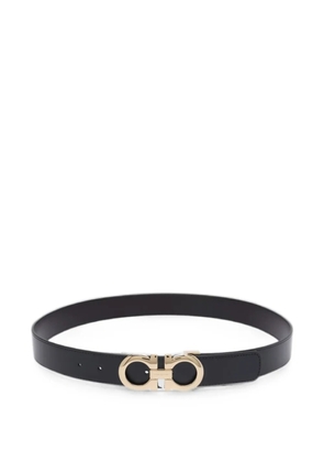 Ferragamo Gancini buckle leather belt - Black