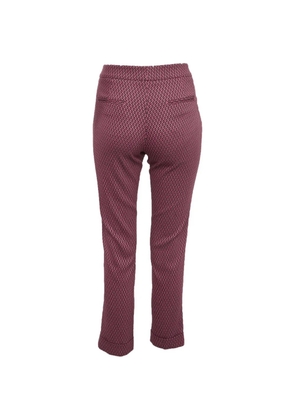 Etro Pre-Owned jacquard straight-leg trousers - Pink