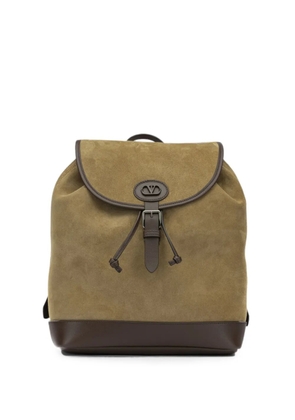 Valentino Garavani Antibes suede backpack - Neutrals