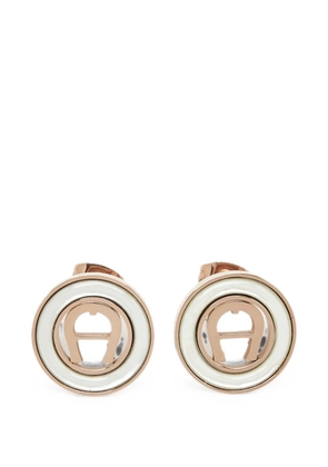 Aigner Vintage A logo-motif earrings - Pink