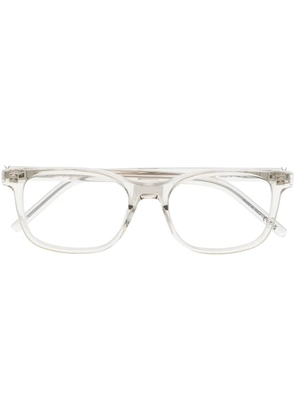 Saint Laurent Eyewear rectangle-frame eyeglasses - Neutrals