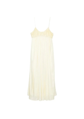 TOVE Katrine pleated midi dress - Yellow