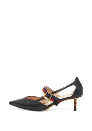 Gucci Pre-Owned Sylvie bamboo pumps - Black