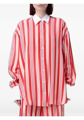 Ermanno Scervino striped relaxed-fit shirt - Red