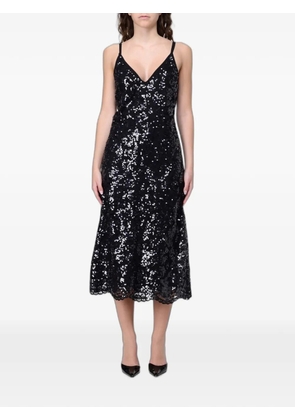 TWINSET sequin-embellished mid dress - Black