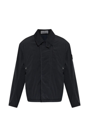 Stone Island logo-patch insulated jacket - Blue