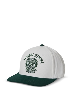 Polo Ralph Lauren Wimbledon embroidered-crest twill baseball cap - White
