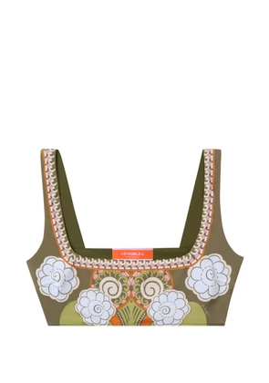 La DoubleJ Pammy bikini top placee - Green