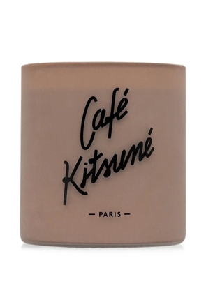 CAFÉ KITSUNÉ logo-print scented candle - Neutrals