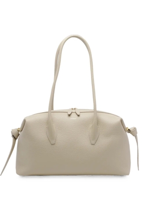 Yuzefi Brioche pebble-grain tote bag - Neutrals