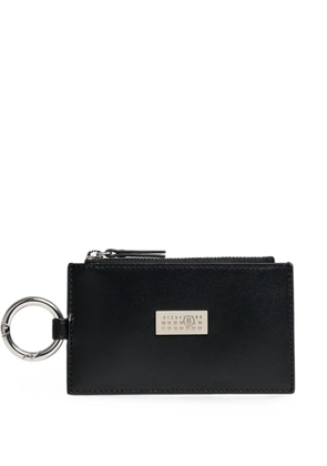 MM6 Maison Margiela leather zip wallet - Black