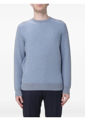 Zegna ribbed-knit cashmere sweater - Blue
