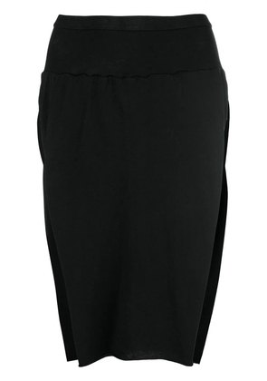 Rick Owens DRKSHDW side slits skirt - Black