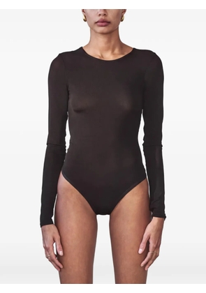 ARTEMIS DICIERO Dasha long-sleeve bodysuit - Black