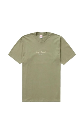 Supreme New York logo-print T-shirt - Green