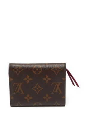 Louis Vuitton Pre-Owned 2017 Victorine monogram wallet - Brown