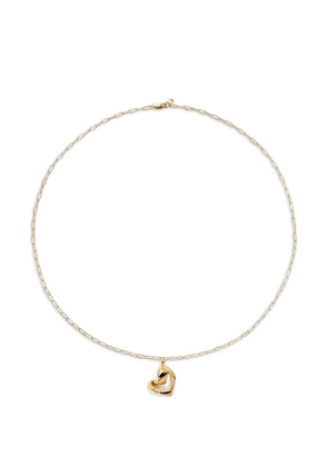 Monica Vinader heart pendant necklace - Gold