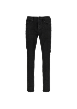 Purple Brand P001 logo-patch jeans - Black