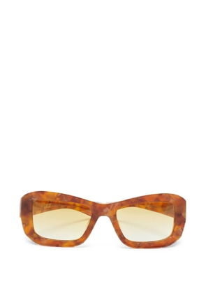 FLATLIST Norma rectangle-frame sunglasses - Brown