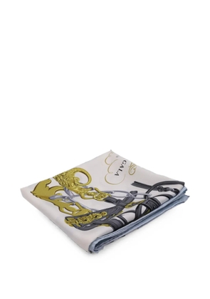Hermès Pre-Owned 2020 Brides de Gala Forever scarf - White