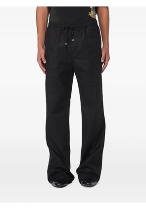 AMIRI drawstring-waist cotton trousers - Black
