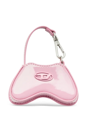 Diesel Glossy bag charm - Pink