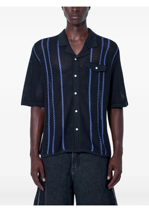 Vans open-knit short-sleeve shirt - Black