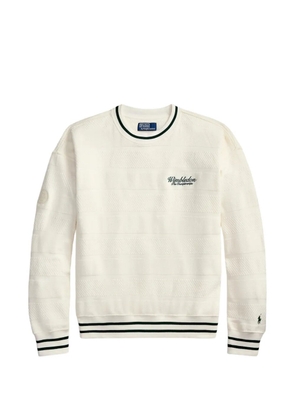 Polo Ralph Lauren Wimbledon embroidered sweatshirt - Neutrals