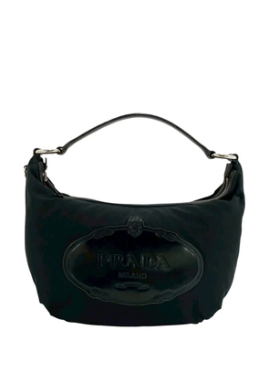 Prada Pre-Owned 2000-2015 Canapa Logo Tessuto hobo bag - Black
