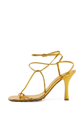 Bottega Veneta Pre-Owned The Line ankle strap sandals - Gold