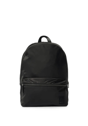 Emporio Armani logo-patch backpack - Black